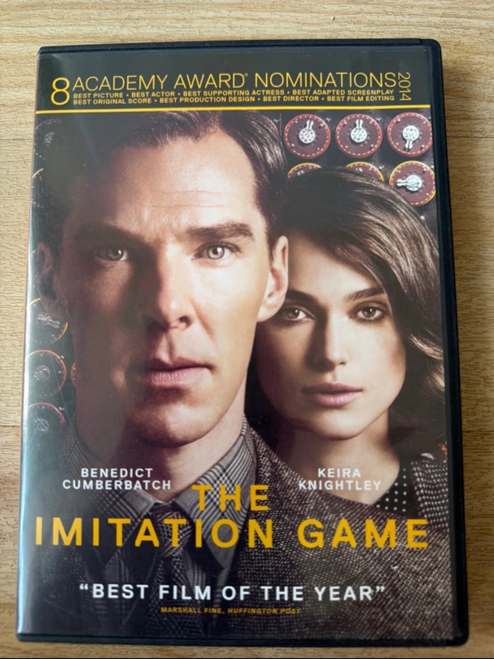 The Imitation Game DVD - Black Cover